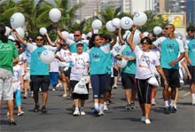 Menschen bei einer Parade