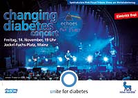 Plakat zum Konzert am Weltdiabetestag