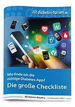 Broschüre: Wie finde ich die richtige Diabetes-App?