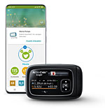 Die Accu-Chek Insight Insulinpumpe mit der mySugr Pumpensteuerung.