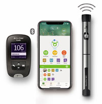Roche Diabetes Care, mySugr, Novo Smartpen und Accu-Chek Guide