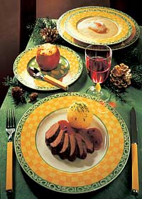 Weihnachtsmenü Hasenfilet